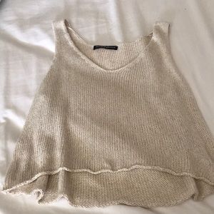 sweater tank top